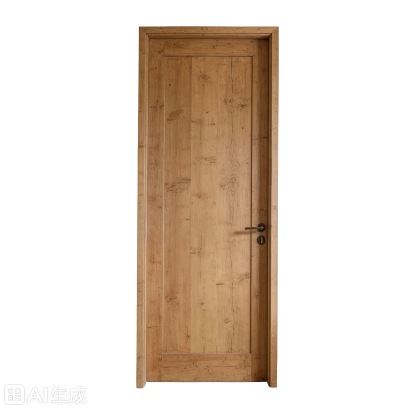 Original Wabi-Sabi Plain Wooden Door