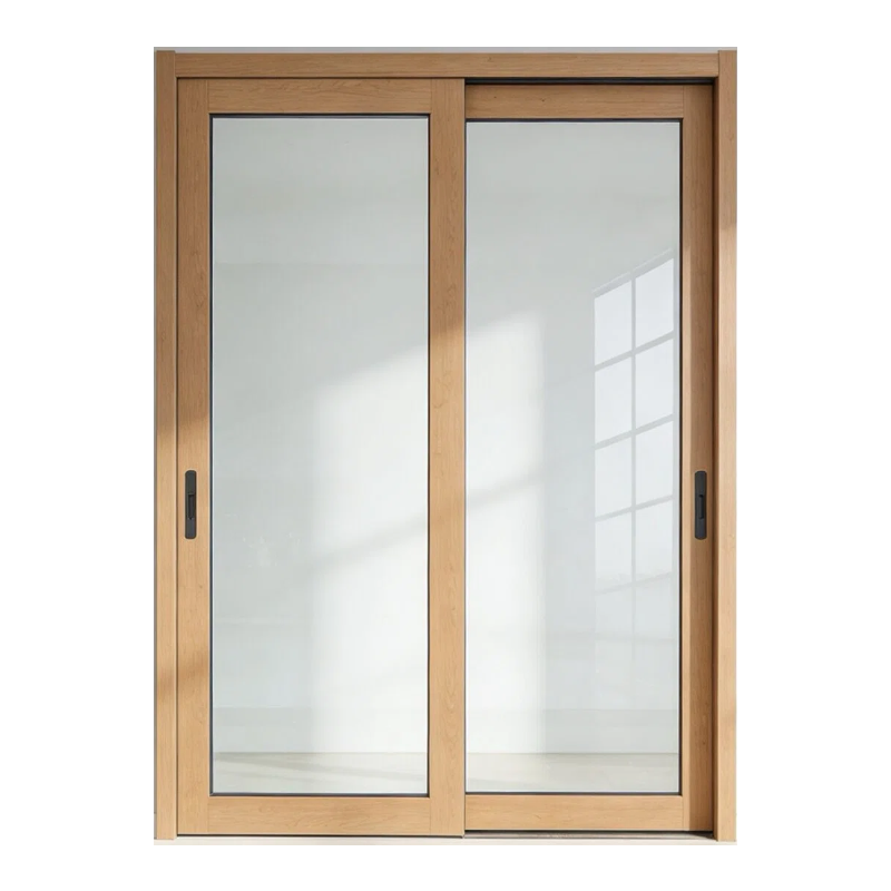 Minimalist Double-Opening Glass Interior Door